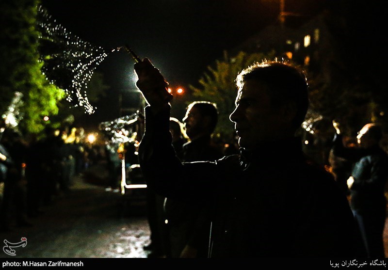 دسته عزاداری هیات چهارده معصوم به مناسبت هفتم شهادت امام حسین(ع)