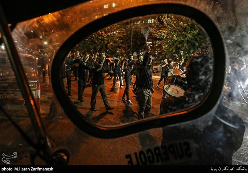 دسته عزاداری هیات چهارده معصوم به مناسبت هفتم شهادت امام حسین(ع)