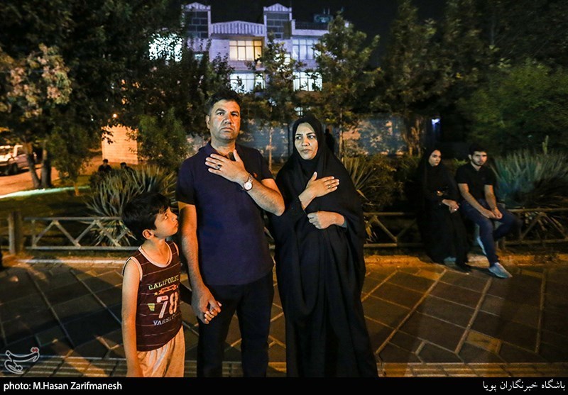 دسته عزاداری هیات چهارده معصوم به مناسبت هفتم شهادت امام حسین(ع)